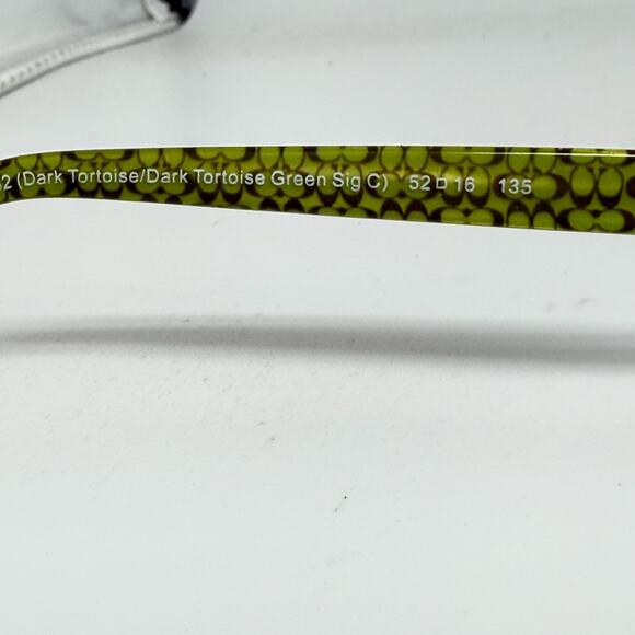 Coach Fannie Eyeglasses Frames HC 6052 5232 Womens Brown 54-16-135 H19186 - Picture 5 of 8